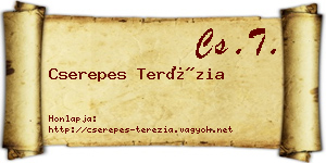 Cserepes Terézia névjegykártya